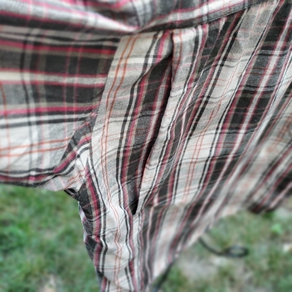 Browning Super Natural Fall Plaid Long Sleeve Casual Button Down Sz XLT Shirt - Picture 6 of 13